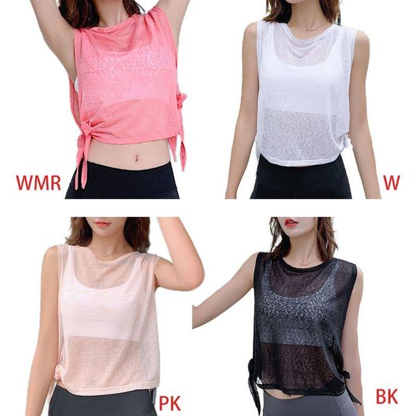 women's tanks & camis women summer sleeveless sports cropped tank hollow side tie knot workout loose vest running yoga gym sheer t-shir, White
women's tanks & camis women summer sleeveless sports cropped tank hollow side tie knot workout loose vest running yoga gym sheer t-shir, White