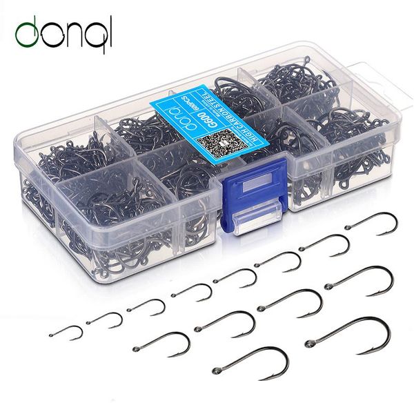 fishing hooks donql 500/600pcs set jig barbed circle fishhook mixed size high carbon steel carp hook sea accessories
fishing hooks donql 500/600pcs set jig barbed circle fishhook mixed size high carbon steel carp hook sea accessories