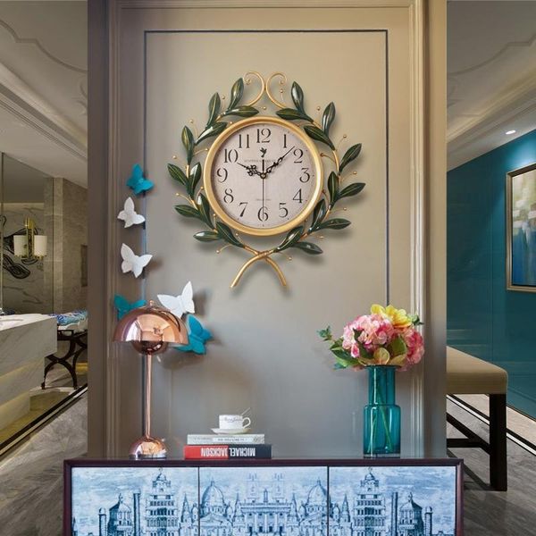 wall clocks american pastoral wrought iron clock crafts decoration art home livingroom mute metal glass mural ornament
wall clocks american pastoral wrought iron clock crafts decoration art home livingroom mute metal glass mural ornament