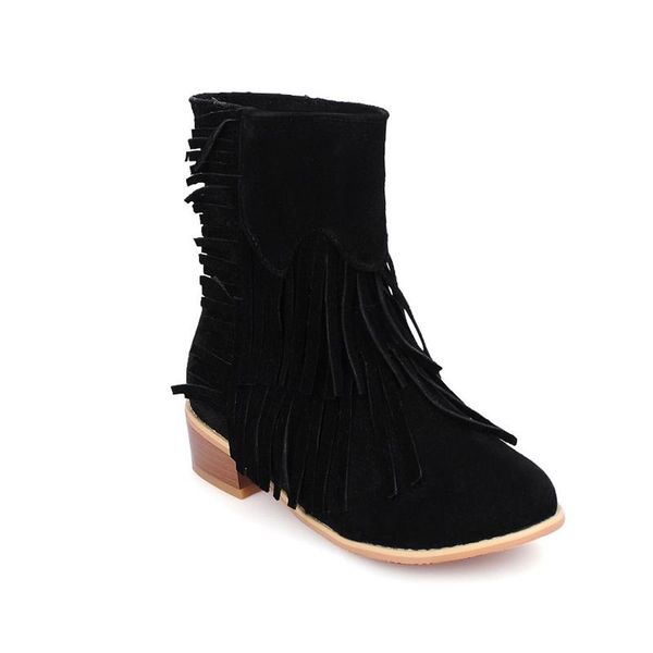 boots low heels tassels charms ankle for women slip-on comfortable shoes woman, Black
boots low heels tassels charms ankle for women slip-on comfortable shoes woman, Black