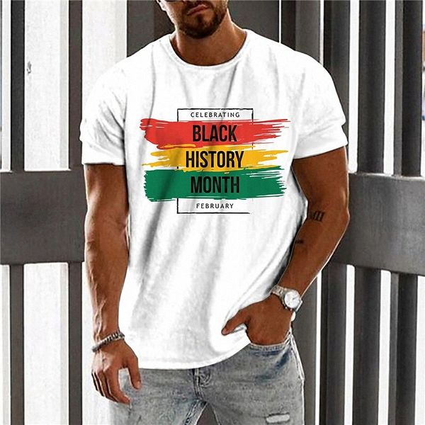 men's t shirt stamping graphic prints letter crew neck black history month casual daily print short sleeve basic designer big and tall, White;black
men's t shirt stamping graphic prints letter crew neck black history month casual daily print short sleeve basic designer big and tall, White;black