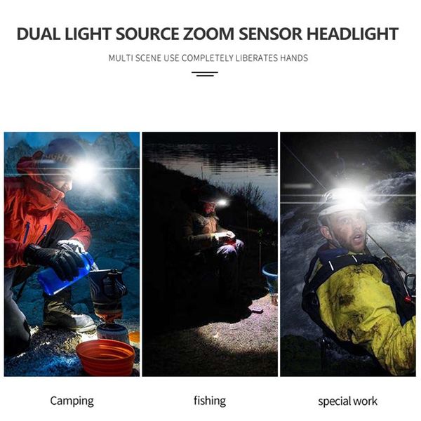 rechargeable headlamp led light portable zoomable xhp90+cob outdoor fishing headlight camping hiking bic headlamps
rechargeable headlamp led light portable zoomable xhp90+cob outdoor fishing headlight camping hiking bic headlamps