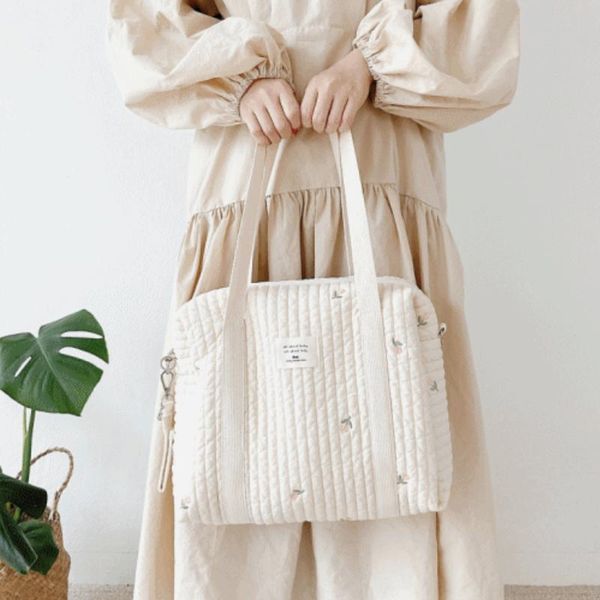 diaper bags single shoulder bag embroidery cute bear print creamy color mom outing baby handbag fashion cart storage cotton mommy
diaper bags single shoulder bag embroidery cute bear print creamy color mom outing baby handbag fashion cart storage cotton mommy