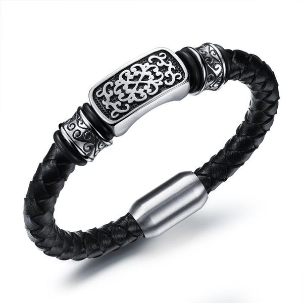 fashion multi-layer handmade men genuine leather chain weaved braided bracelets magnet clasp 316l stainless steel wristband charm, Golden;silver
fashion multi-layer handmade men genuine leather chain weaved braided bracelets magnet clasp 316l stainless steel wristband charm, Golden;silver