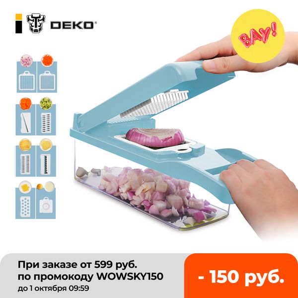 deko fruit slicer vegetable cutter multifunctional potato peeler egg white filter kitchen accessories with drain basket
deko fruit slicer vegetable cutter multifunctional potato peeler egg white filter kitchen accessories with drain basket