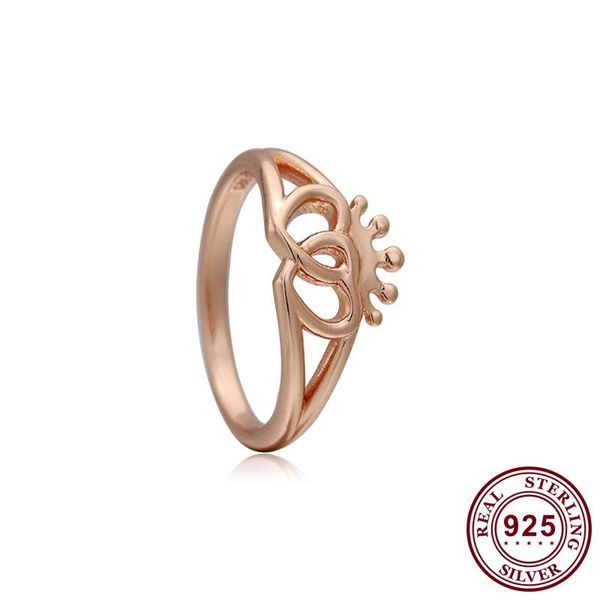 original 925 sterling silver pan ring rose gold glittering crown for women wedding party gift fashion jewelry cluster rings, Golden;silver
original 925 sterling silver pan ring rose gold glittering crown for women wedding party gift fashion jewelry cluster rings, Golden;silver