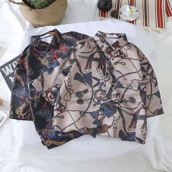 men's casual shirts shirtshirt travel / 5 sleeve pointed collar youth black thin print summer cardigan shirt men's fashion i48l, White;black
men's casual shirts shirtshirt travel / 5 sleeve pointed collar youth black thin print summer cardigan shirt men's fashion i48l, White;black