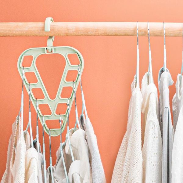 hangers & racks clothes organizer rotation triangle 9 holes closet storage rack wardrobe plastic space saving folding hook
hangers & racks clothes organizer rotation triangle 9 holes closet storage rack wardrobe plastic space saving folding hook