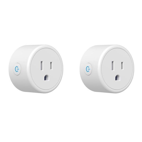 smart power plugs x5p mini wifi outlet 10a compatible with alexa, google home and ifttt, no hub required plug us plug(2pack)
smart power plugs x5p mini wifi outlet 10a compatible with alexa, google home and ifttt, no hub required plug us plug(2pack)
