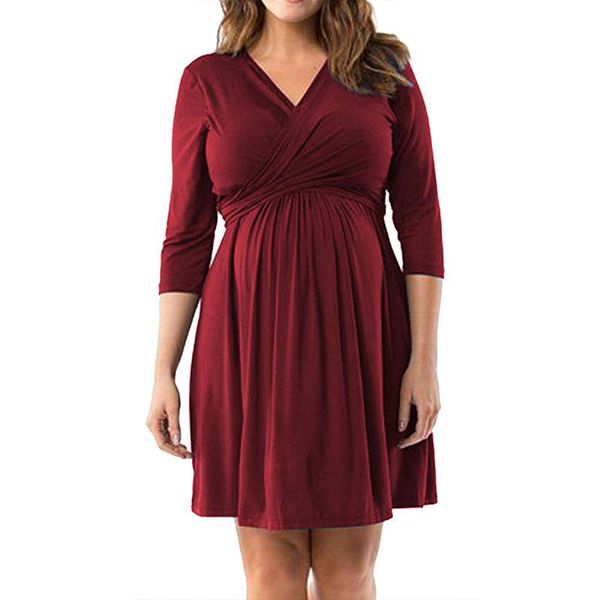 maternity dresses dress vogue v collar casual loose large size women's knee-lenghth v-neck solid, White
maternity dresses dress vogue v collar casual loose large size women's knee-lenghth v-neck solid, White