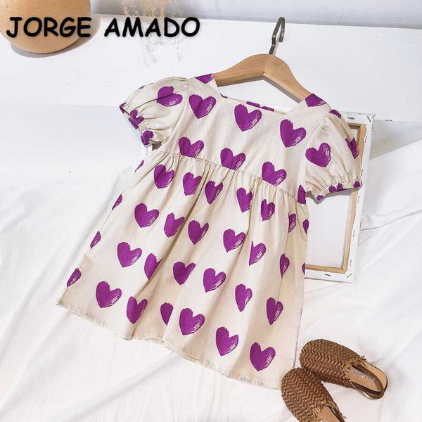 korean style summer kids girls dress short sleeves purple love heart cute princess children clothes e8923 210610, Red;yellow
korean style summer kids girls dress short sleeves purple love heart cute princess children clothes e8923 210610, Red;yellow