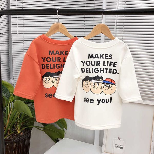 spring baby girl boy clothes cotton letter tshirt kids long sleeves fashion casual white t shirt dress children clothes 210713, Black
spring baby girl boy clothes cotton letter tshirt kids long sleeves fashion casual white t shirt dress children clothes 210713, Black