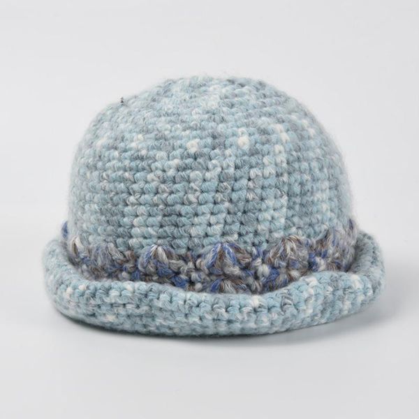 wide brim hats 2021 autumn winter mixed color wool bucket hat hand hook panama fisherman casual shopping foldable curling, Blue;gray
wide brim hats 2021 autumn winter mixed color wool bucket hat hand hook panama fisherman casual shopping foldable curling, Blue;gray
