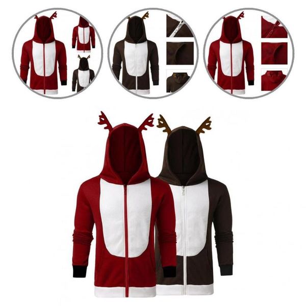 men's sweaters pockets great funny elk ear autumn hoodie soft christmas party hat for cosplay, White;black
men's sweaters pockets great funny elk ear autumn hoodie soft christmas party hat for cosplay, White;black