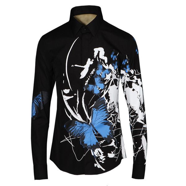 tee shirt shirt men shirt luxury unique black print butterfly design mens fashion casual plus size 4xl slim fit shirts man, White;black
tee shirt shirt men shirt luxury unique black print butterfly design mens fashion casual plus size 4xl slim fit shirts man, White;black