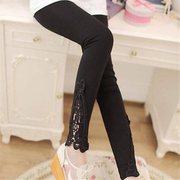 fashion lace crochet women legging skinny stretch jeggings thin basic pants high waist casual long trousers fitness, Black
fashion lace crochet women legging skinny stretch jeggings thin basic pants high waist casual long trousers fitness, Black
