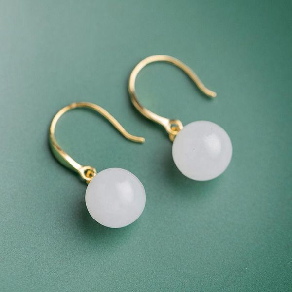 dangle & chandelier silver inlaid natural hetian white jade earrings chinese style retro minority design light luxury charm women's bra
dangle & chandelier silver inlaid natural hetian white jade earrings chinese style retro minority design light luxury charm women's bra