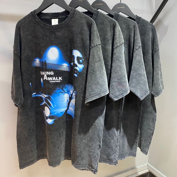 men vintage t shirt washed black printed t shirts short sleeve t-shirts ripped men's womens tee size m-xl 5088, White;black
men vintage t shirt washed black printed t shirts short sleeve t-shirts ripped men's womens tee size m-xl 5088, White;black