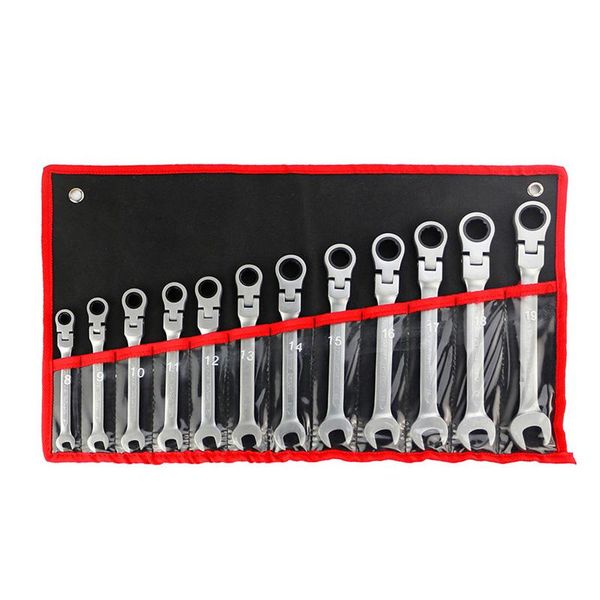 hand tools yofe 12pcs/set 8-19mm flexible head ratchet handle wrench quick mareversible spanner universal set
hand tools yofe 12pcs/set 8-19mm flexible head ratchet handle wrench quick mareversible spanner universal set