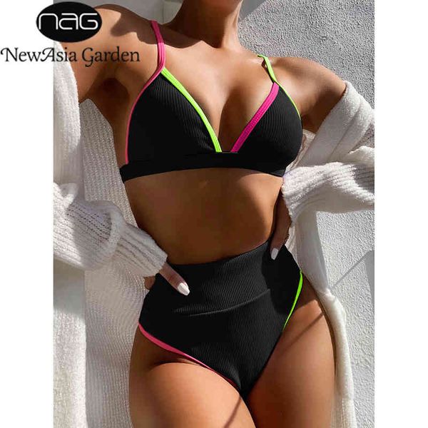 newasia knitted bra and panty set print high waisted swimsuit solid color women swimming pool party beach wear chic bikini 210413, White;black
newasia knitted bra and panty set print high waisted swimsuit solid color women swimming pool party beach wear chic bikini 210413, White;black