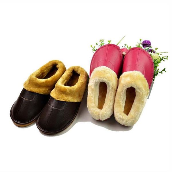 genuine leather men women house slippers cover heel indoor winter warm flat shoes soft thicken plush bedroom slides, Black
genuine leather men women house slippers cover heel indoor winter warm flat shoes soft thicken plush bedroom slides, Black
