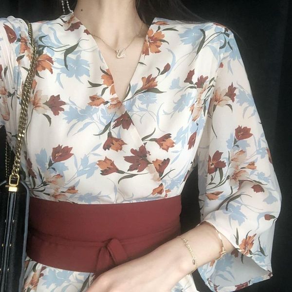 casual dresses 2021 summer elegant high waist korean three quarter sleeve vintage floral print retro long dress women fashion clothing, Black;gray
casual dresses 2021 summer elegant high waist korean three quarter sleeve vintage floral print retro long dress women fashion clothing, Black;gray