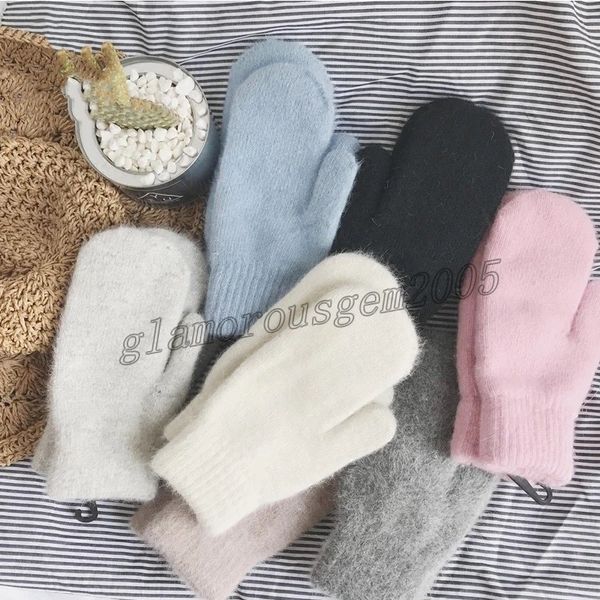 winter soft knitted glove simple all-match pure color plus cashmere gloves small fresh imitation rabbit fur gloves, Blue;gray
winter soft knitted glove simple all-match pure color plus cashmere gloves small fresh imitation rabbit fur gloves, Blue;gray