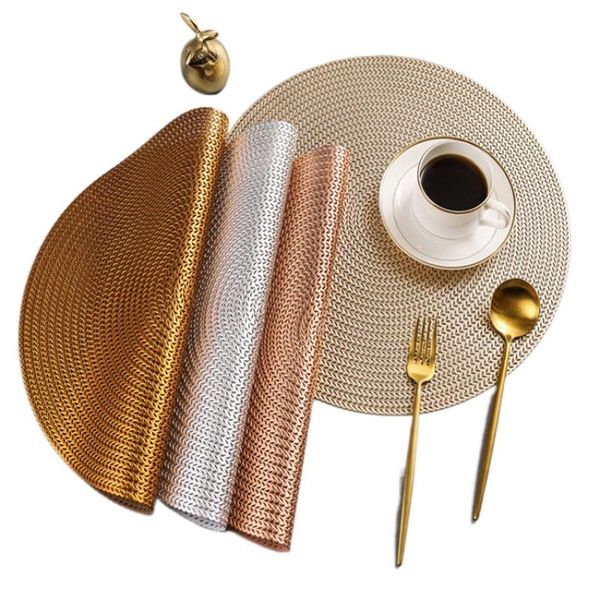 mats & pads el restaurant round environmentally friendly pvc placemat nordic anti-scald insulation table decoration mat steak plate
mats & pads el restaurant round environmentally friendly pvc placemat nordic anti-scald insulation table decoration mat steak plate
