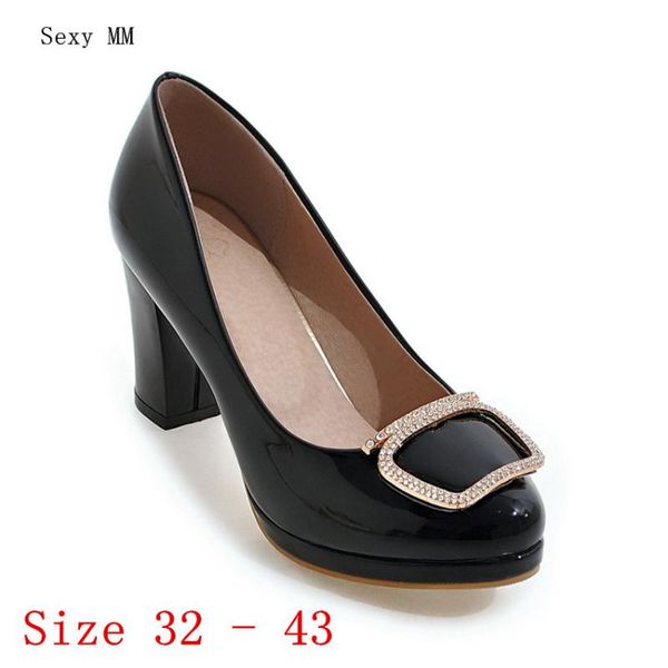 women high heel shoes platform pumps woman heels party wedding kitten small plus size 32 33 - 40 41 42 43 dress, Black
women high heel shoes platform pumps woman heels party wedding kitten small plus size 32 33 - 40 41 42 43 dress, Black