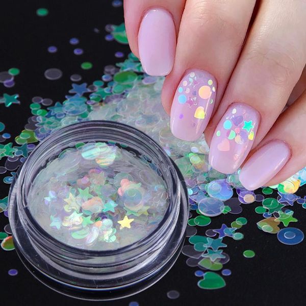 nail gel holographic ab sequins flakes mermaid aurora star heart spangles glitter decoration for nails art design manicure, Red;pink
nail gel holographic ab sequins flakes mermaid aurora star heart spangles glitter decoration for nails art design manicure, Red;pink