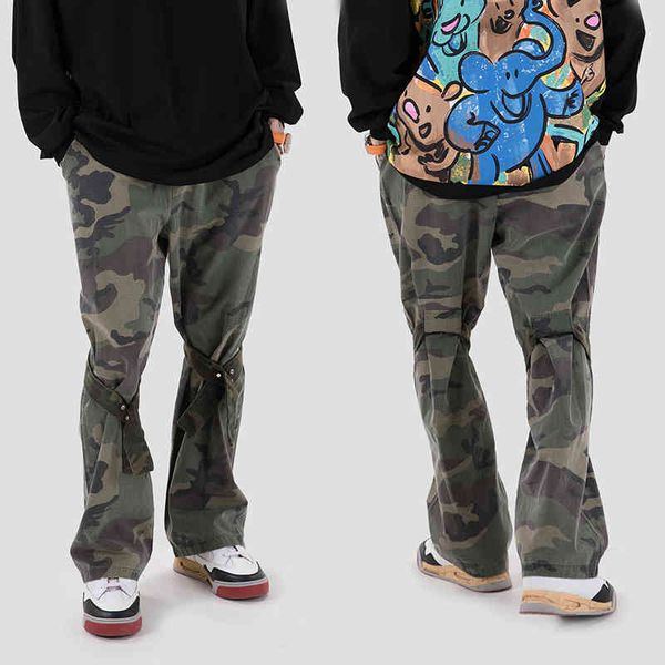 men's pants high street knees camouflage ribbons load men's right cordon casual extension hip hop pants baggy, Black
men's pants high street knees camouflage ribbons load men's right cordon casual extension hip hop pants baggy, Black