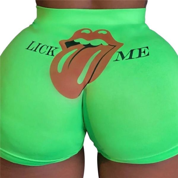 letter printed casual women short high waist fitness streetwear print, White;black
letter printed casual women short high waist fitness streetwear print, White;black