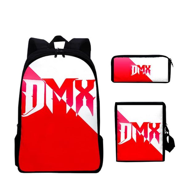 3pcs/set backpack earl simmons fashion shoulder bags 3d print dmx hip hop school bag mochilas student
3pcs/set backpack earl simmons fashion shoulder bags 3d print dmx hip hop school bag mochilas student