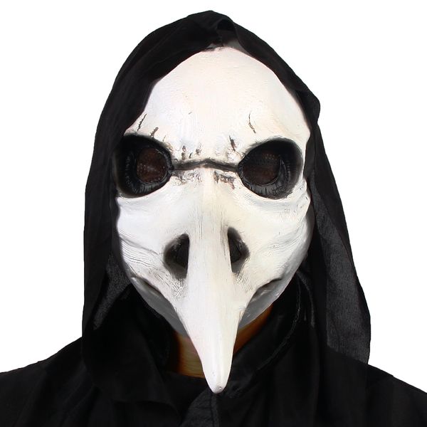 costume accessories plague doctor mask crow skull shape horror headgear halloween cosplay costume props deceased dress up, Silver
costume accessories plague doctor mask crow skull shape horror headgear halloween cosplay costume props deceased dress up, Silver
