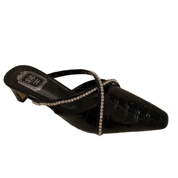 white shoes woman heel fashion rhinestone pointed toe heels slippers ladies lazy casual girl low mules dress, Black
white shoes woman heel fashion rhinestone pointed toe heels slippers ladies lazy casual girl low mules dress, Black