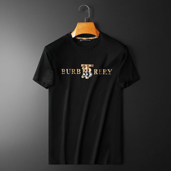 fashion t shirts 2021 summer short sleeve men's round neck embroidered bottom shirt, White;black
fashion t shirts 2021 summer short sleeve men's round neck embroidered bottom shirt, White;black