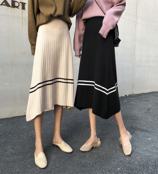 skirts fdfklak spring autumn fashion knitted pleated skirt female loose casual mid-length skirt women a-line warm winter skirts 3ghr, Black
skirts fdfklak spring autumn fashion knitted pleated skirt female loose casual mid-length skirt women a-line warm winter skirts 3ghr, Black