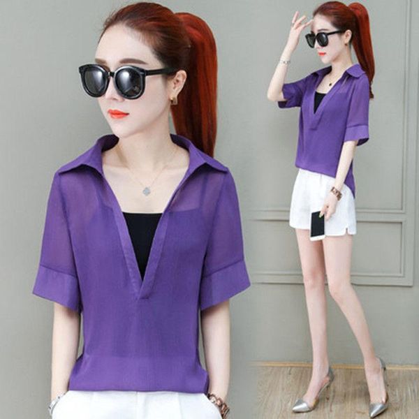 women's blouses & shirts women spring summer style chiffon lady casual short sleeve lace collar blusas zz0619, White
women's blouses & shirts women spring summer style chiffon lady casual short sleeve lace collar blusas zz0619, White