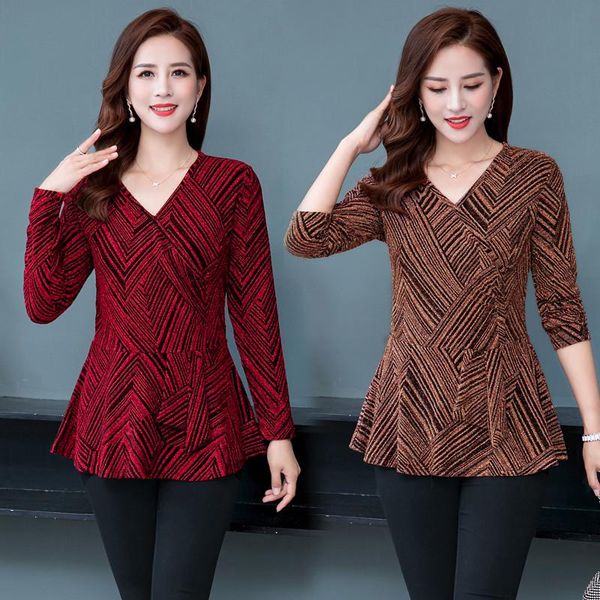 women's blouses & shirts plus size 5xl women blouse v neck stripe shirt 2021 autumn long sleeve office ladies blusas femme clothin, White
women's blouses & shirts plus size 5xl women blouse v neck stripe shirt 2021 autumn long sleeve office ladies blusas femme clothin, White