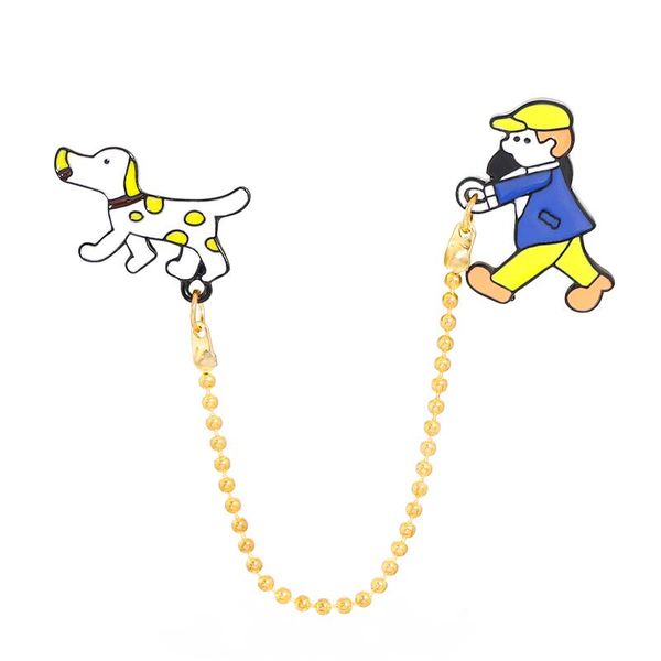 pins, brooches little boy girl holding pet dog brooch fashion personality chain cartoon character animal badge child cowboy clothes, Gray
pins, brooches little boy girl holding pet dog brooch fashion personality chain cartoon character animal badge child cowboy clothes, Gray