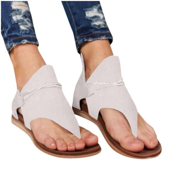 sandals telotuny summer women flat solid clip toe rome casual lace up decoration zip anti-slip beach shoes plus size, Black
sandals telotuny summer women flat solid clip toe rome casual lace up decoration zip anti-slip beach shoes plus size, Black
