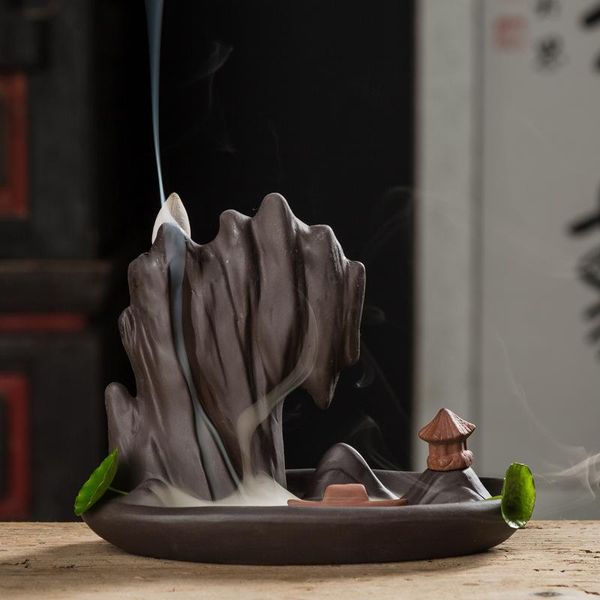 backflow incense burner ceramic creative -stick can be inserted ornaments domestic fragrance lamps