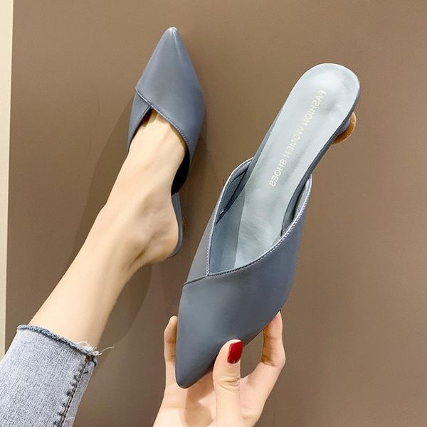 heel square shoes loafers cover toe designer slides mules women slippers summer soft pointed luxury sliders flat 2021, Black
heel square shoes loafers cover toe designer slides mules women slippers summer soft pointed luxury sliders flat 2021, Black