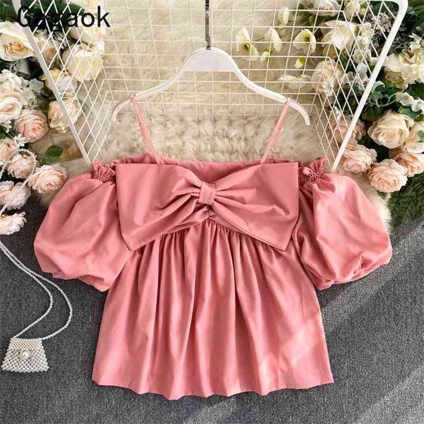 blouse women summer slash neck solid sweet bow short sleeves shirts slim fashion korean chic wild cami blouses 210531, White
blouse women summer slash neck solid sweet bow short sleeves shirts slim fashion korean chic wild cami blouses 210531, White