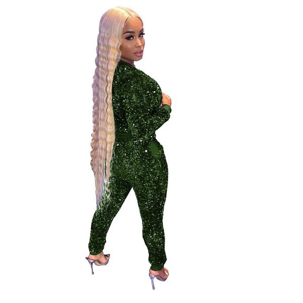 women's two piece pants 2 set sequin suit spring autumn club style solid color ladies clothes zipper full sleeve skinny, White
women's two piece pants 2 set sequin suit spring autumn club style solid color ladies clothes zipper full sleeve skinny, White