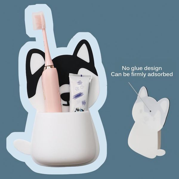 hooks & rails silicone wall mounted shelf cute husky toothbrush makeup brushes holder relocateable organizer storage box kitchen
hooks & rails silicone wall mounted shelf cute husky toothbrush makeup brushes holder relocateable organizer storage box kitchen