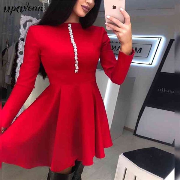women red diamond dress o-neck long sleeve black a-line celebrity club party mini vesido 210524, Black;gray
women red diamond dress o-neck long sleeve black a-line celebrity club party mini vesido 210524, Black;gray
