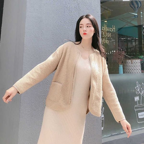 autumn winter faux fur coat women casual o neck warm zipper jacket plush overcoat pocket teddy outwear female plus size 210526, Black
autumn winter faux fur coat women casual o neck warm zipper jacket plush overcoat pocket teddy outwear female plus size 210526, Black
