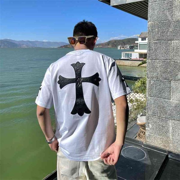 65% off outlet online store 2021 spring and summer new products lovers embroidery cross round neck short sleeve t-shirt for men women, White
65% off outlet online store 2021 spring and summer new products lovers embroidery cross round neck short sleeve t-shirt for men women, White