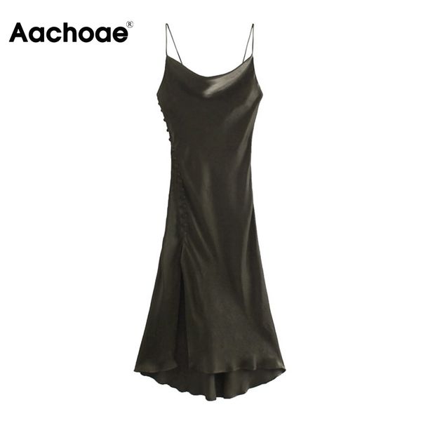 solid color women chic spaghetti strap dresses female backless split party sleeveless buttons long dress 210413, Black;gray
solid color women chic spaghetti strap dresses female backless split party sleeveless buttons long dress 210413, Black;gray
